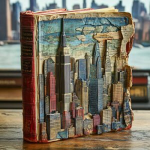 America's history book with specisal 3D design