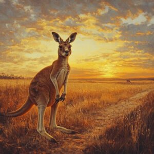 kangaroo in australia outback