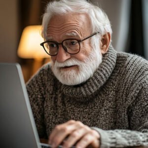 beginner senior learning computer skills