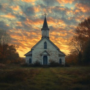 classis churchin nature during sunset