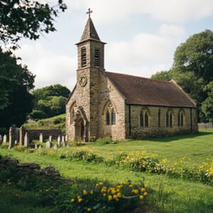 old church in nature