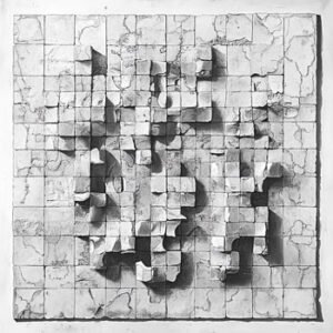 crossword puzzle style paper without letters