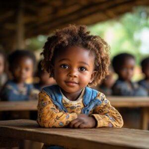 kid enjoying education in school