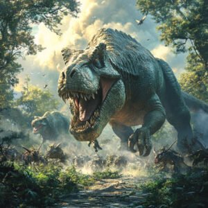 T-Rex and other dinosaurs