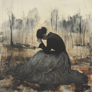 woman in grief