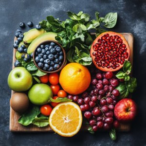 healthy foods - fruits and veggies