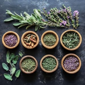 different kinds of herbs