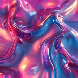 special colorful shiny slassy looking material