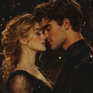 young couple of man and woman in love