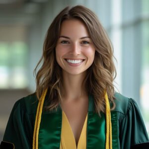 beautiful female academic