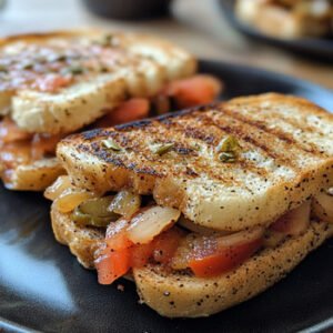 bread with veggies